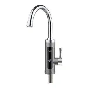 Przepływowy podgrzewacz wody / IPX4 / wyświetlacz LED / 2-2,5l/min / do 60°C / montaż blatowy Niska cena