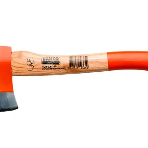Bezpieczne zakupy Siekiera oprawna BAHCO / jesionowa rękojeść / 0.6 kg / 380 mm