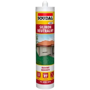 Niska cena Silikon neutralny / SOUDAL / 280 ml / biały