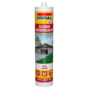 Super okazja Silikon uniwersalny / SOUDAL / 280 ml / biały