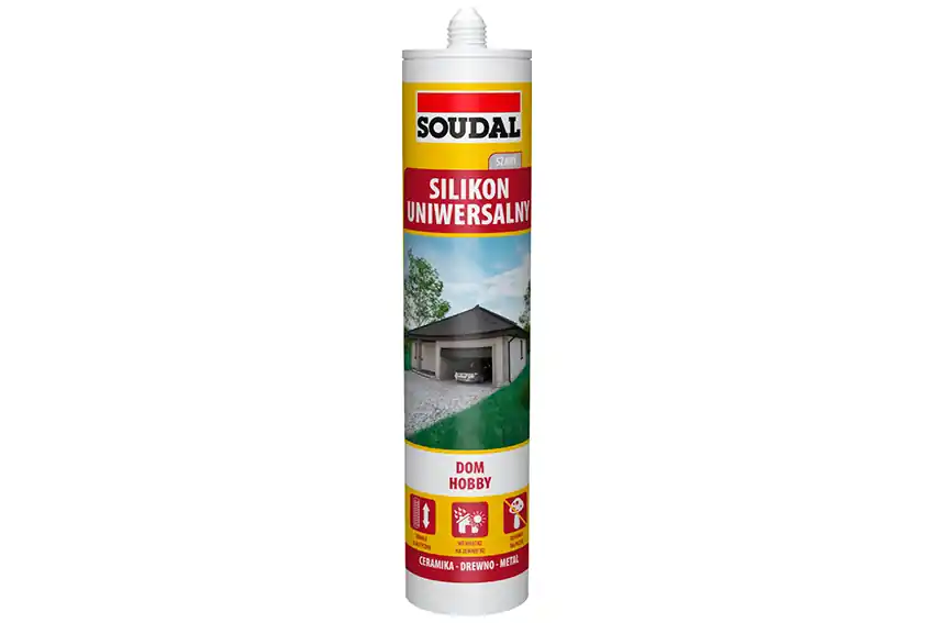 Silikon uniwersalny / SOUDAL / 280 ml / szary Hit sprzedaży