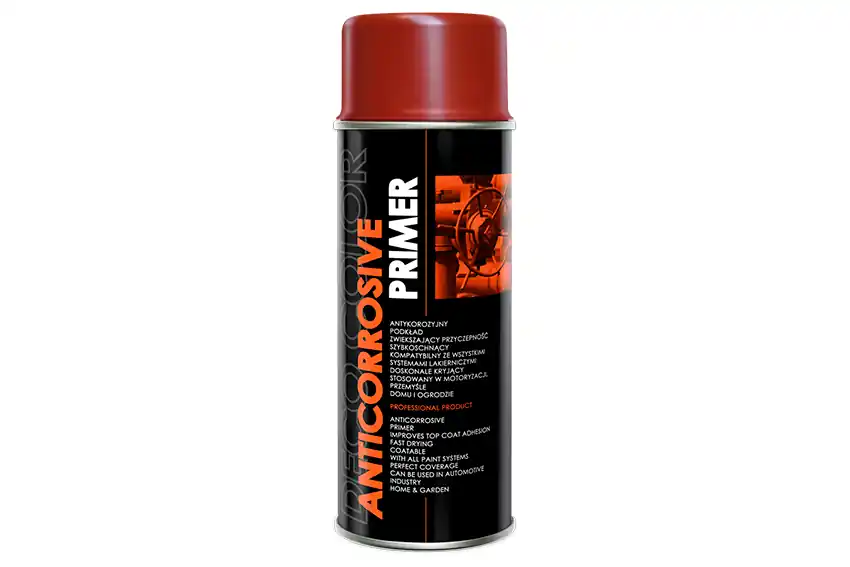 Spray - podkładowa farba antykorozyjna do gruntowania powierzchni ANTICORROSIVE PRIMER / 400 ml / czerwony Sprawdź teraz