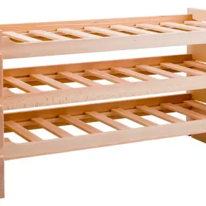 Stojak na wino bukowy NOVE drewniane przegrody / 24 butelki / 3x8 Ostatnie sztuki