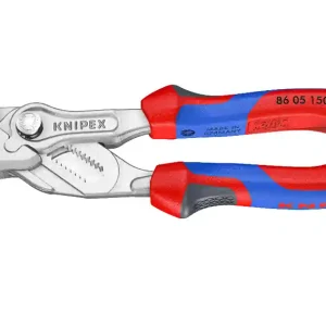 Szczypce-klucz nastawne KNIPEX / chromowane / chropowate / COMFORT / 150 mm Dodaj do koszyka