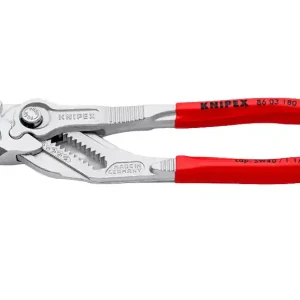 Szczypce-klucz nastawne KNIPEX / chromowane / powlekane / 180 mm Bestseller
