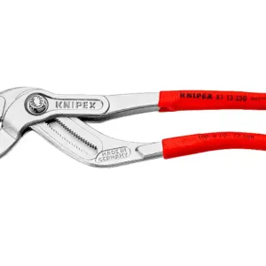 Szybka wysyłka Szczypce nastawne do syfonów sanitarnych, muf i złączek / wkładki z tworzywa / KNIPEX / chromowane / powlekane / 250 mm
