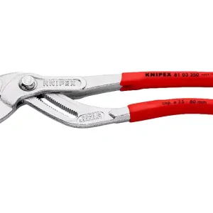 Ostatnia szansa Szczypce nastawne do syfonów sanitarnych, muf i złączek / KNIPEX / chromowane / powlekane / 250 mm