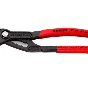 Wysoka jakość Szczypce nastawne KNIPEX COBRA / fosforowane / powlekane / 180 mm