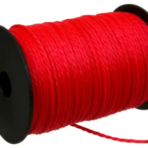 Promocja Sznurek murarski skręcany 1.6mm x 50m / czerwony