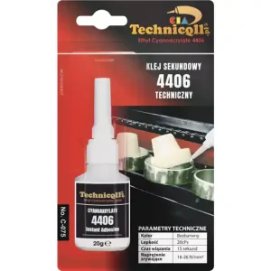 Do wyczerpania zapasów Technicqll klej sekundowy techniczny 4406 / 20g