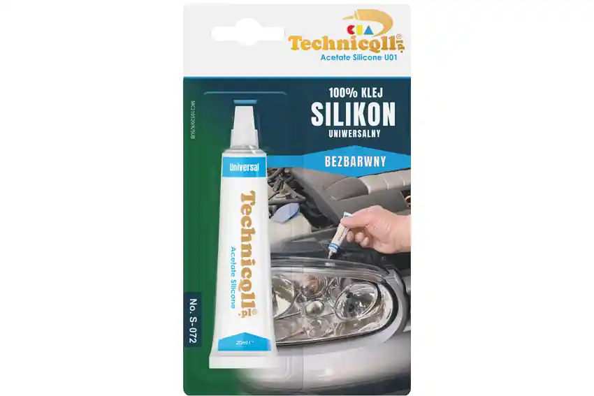 Oferta limitowana Technicqll silikon uniwersalny bezbarwny 20ml