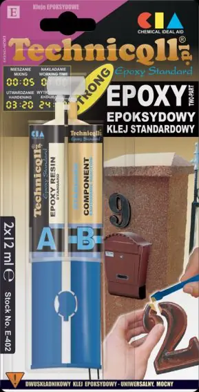 Klej epoksydowy 2x12ml. Łatwy zwrot