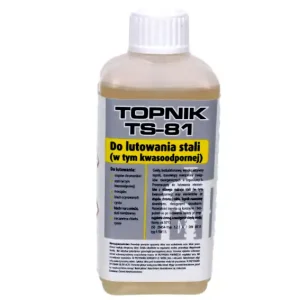 Topnik TS-81 do lutowania stali 100 ml Tylko dziś