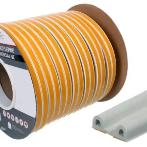 Uszczelka gumowa EPDM samoprzylepna / typ P / 9x5,5 mm / biała / rolka 100 m Wybór klientów