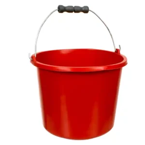 Wiadro budowlane kolor 12L - czerwone Darmowy zwrot