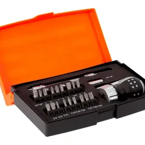 Wkrętak grzechotkowy zestaw 22 elementy / PH, TORX, płaski, HEX, adaptery / BAHCO Okazja