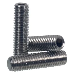 Wkręt dociskowy nierdzewny / DIN 913 / płaski / A2-AISI 304 / M12x20 mm Taniej
