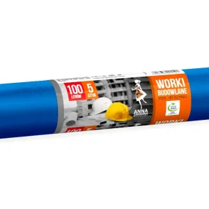 Worki na odpady budowlane 100 L / 5 szt / 90 µm Łatwy zwrot