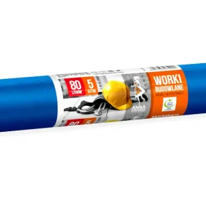 Worki na odpady budowlane 80 L / 5 szt / 95 µm Niska cena