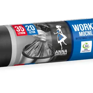 Szybka wysyłka Worki na śmieci mocne 35 L / 20 szt / 12 µm