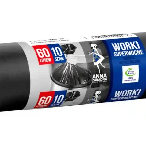 Worki na śmieci supermocne 60 L / 10 szt / 27 µm Kup online