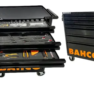 Wózek narzędziowy BAHCO E72 / 6 szuflad / 952x510x782 mm / wyposażenie ogólne 216 elementów Szybka wysyłka
