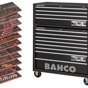 Wyjątkowa oferta Wózek narzędziowy BAHCO MONSTER 1370x501x1100 mm / wyposażenie ogólne 758 elementów