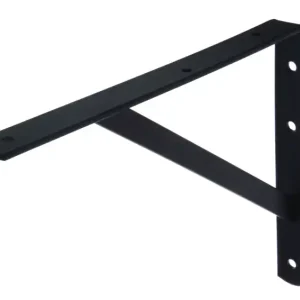 Wyprzedaż Wspornik wzmacniany AMIG / czarny / 300x225 mm