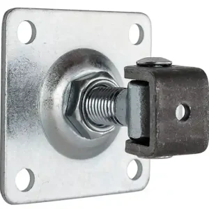 Zawias regulowany M16 / do przykręcania 80x80x3 mm / ucho czarne Hit cenowy