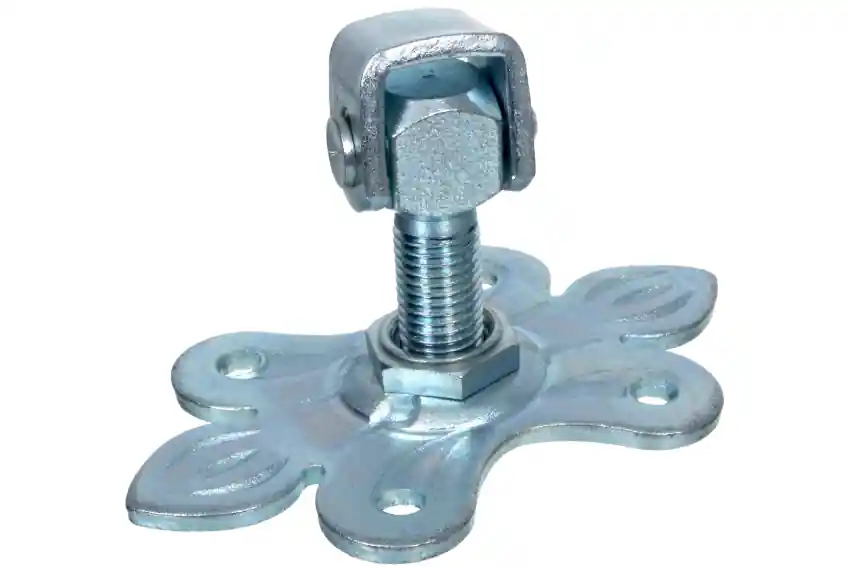 Zawias regulowany M20 / do przykręcenia 160x105x6 mm / ozdobny / ucho ocynkowane Obniżka ceny
