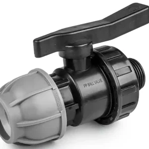 Zawór do rur PE Ø25 mm / gwint zewnętrzny 3/4" Wyprzedaż