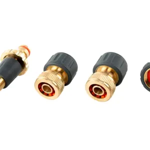 Zestaw 4-elementowy mosiężny na wąż 1/2" BRASS SOFT Super okazja