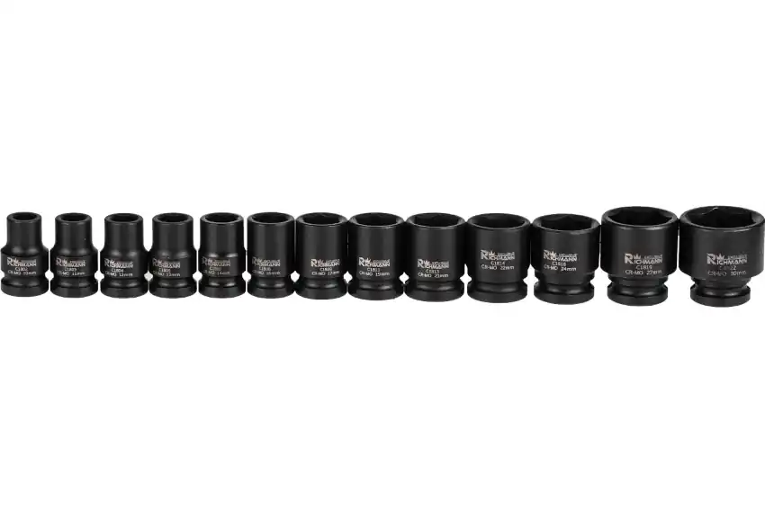 Zestaw nasadek udarowych 1/2" 10-30 mm 13 elementów Promocja