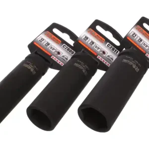 Zestaw nasadek udarowych długich 1/2" 17mm / 19mm / 21mm Promocja