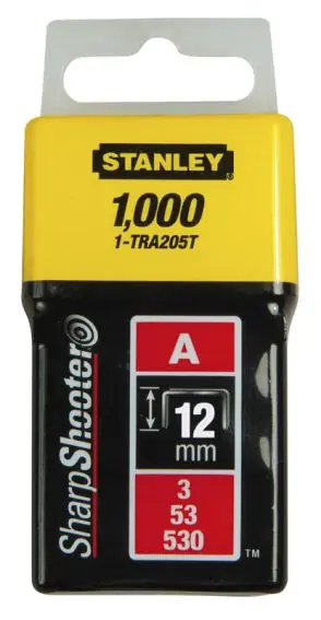 Bezpieczna płatność Zszywki tapicerskie Stanley A 12mm 1000 szt