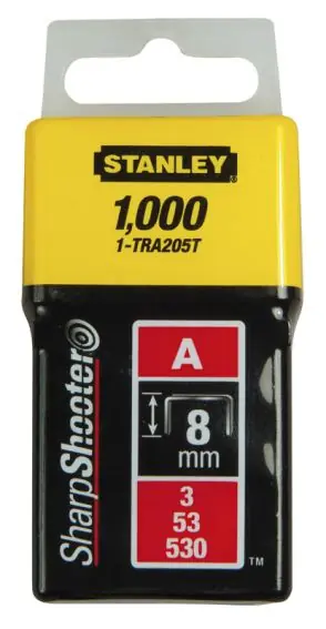 Oferta limitowana Zszywki tapicerskie Stanley A 8mm 1000szt