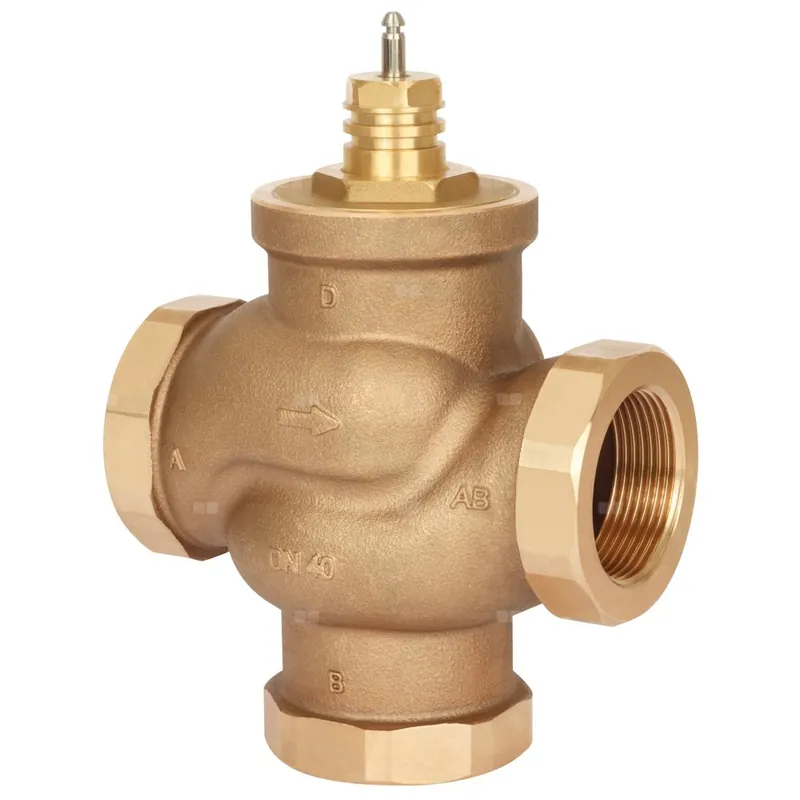 Zniżka Zawór regulacyjny 3-drożny DANFOSS brąz GW metryczny DN 40, 40 mm, max. 130‘C, max. 1bar, ze sterowaniem elektrycznym
