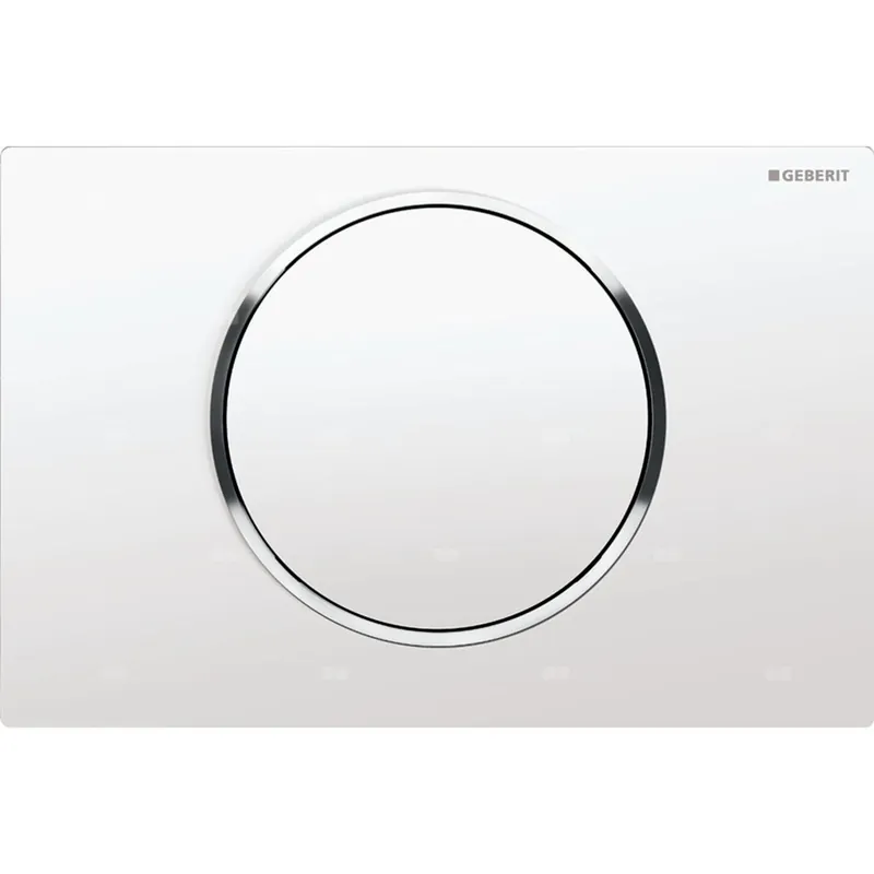 Oferta Przycisk uruchamiający Geberit Sigma10, przedni, biały-chrom bł.-biały