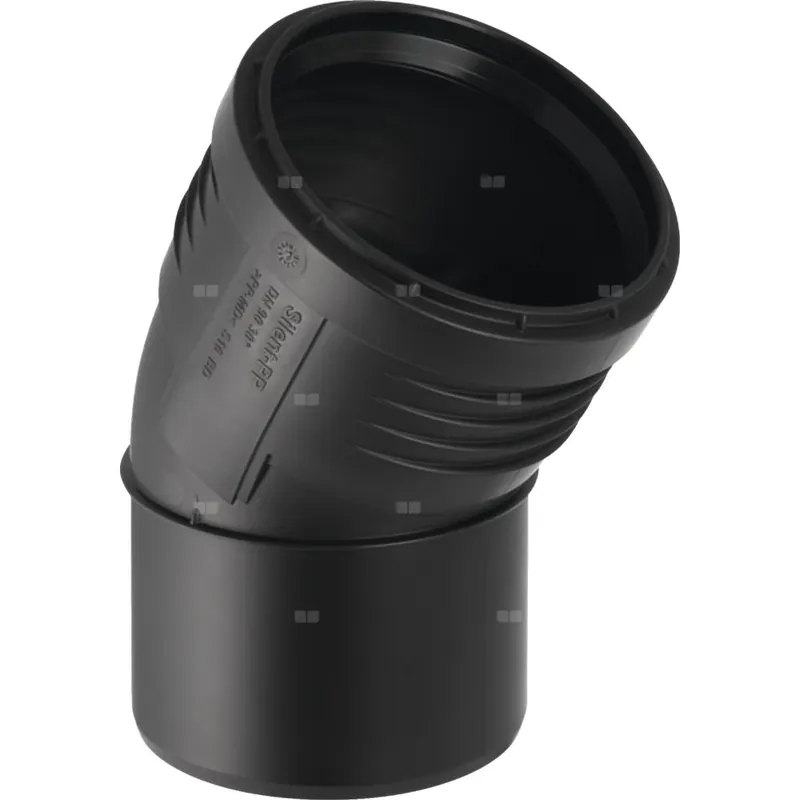 Bezpieczne zakupy Kolano 30‘ GEBERIT Silent-PP, PP / PP, 90 mm, DN 90 x 90 mm x DN 90 (końcówka wciskowa x mufa wciskowa), (głębokość 18 mm) z uszczelką