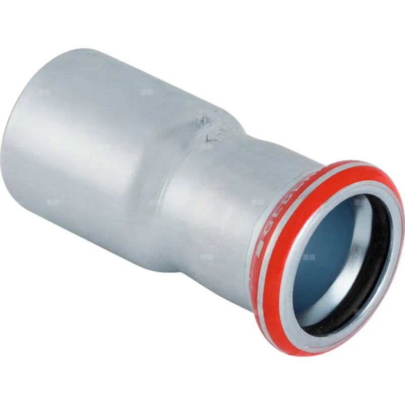 Niska cena Przedłużka GEBERIT Mapress C-Stahl redukcja, stal (ocynk galwaniczny/elektrolityczny) (ocynk), 22 mm, DN 20 x 18 mm x DN 15 (mufa zaprasowywana x końcówka wciskana) z uszczelką