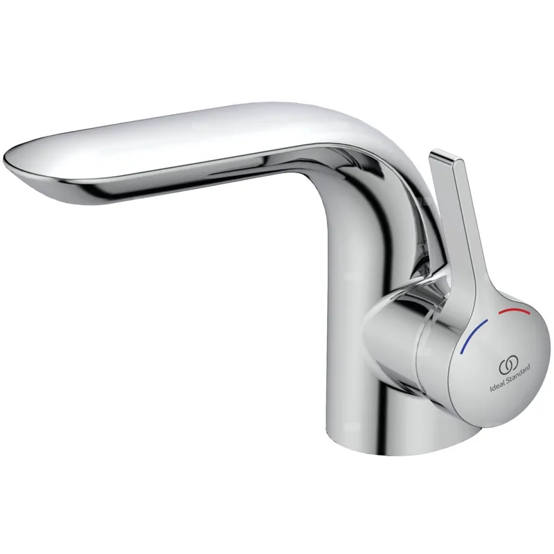 Bateria umywalkowa 93x201x138 mm, wylewka 136 mm 12 l/min (3 bary), z korkiem spustowym - MELANGE Ekspresowa dostawa
