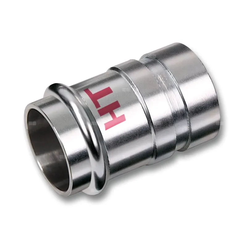 Nypel SANHA NiroSan Press Industry, stal nierdzewna, 28 mm x 33,7 mm (zw x GW) Kup teraz