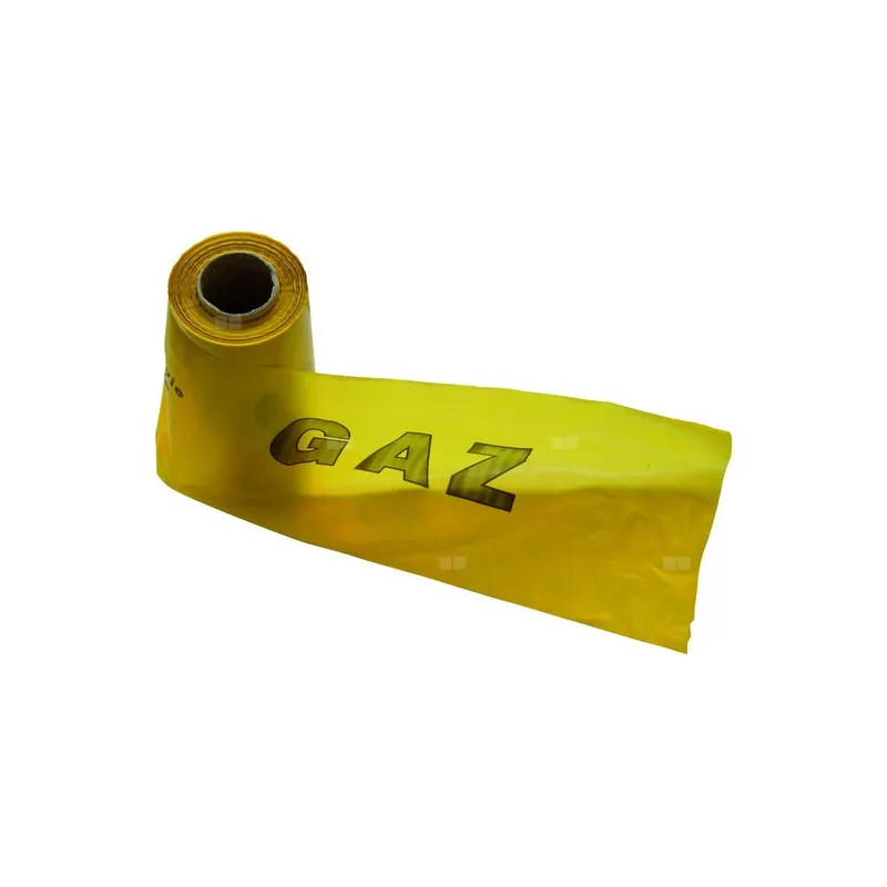 Taśma ostrzegawcza, szer. 20 cm, żółta (1 rolka - 100m) Wysoka jakość