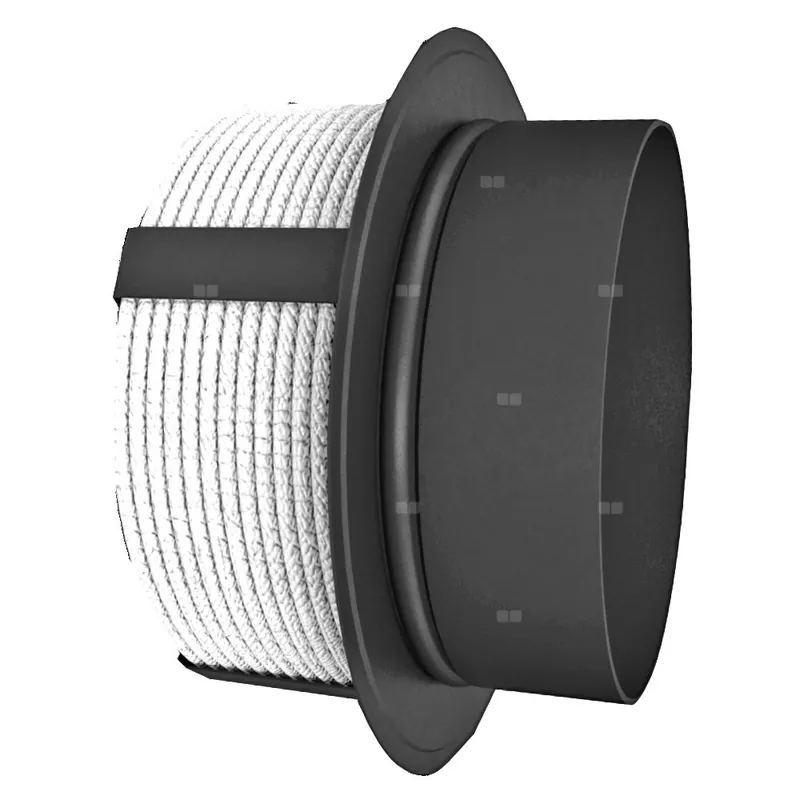 Nowość Złączka ferro - rura ceramiczna fi160mm / fi200mm, kolor czarny