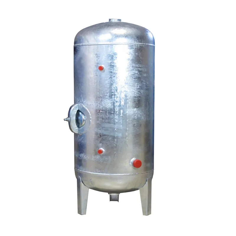 Darmowy zwrot Zbiornik ocynkowany 300L 6BAR pionowy Hydro-Vacuum