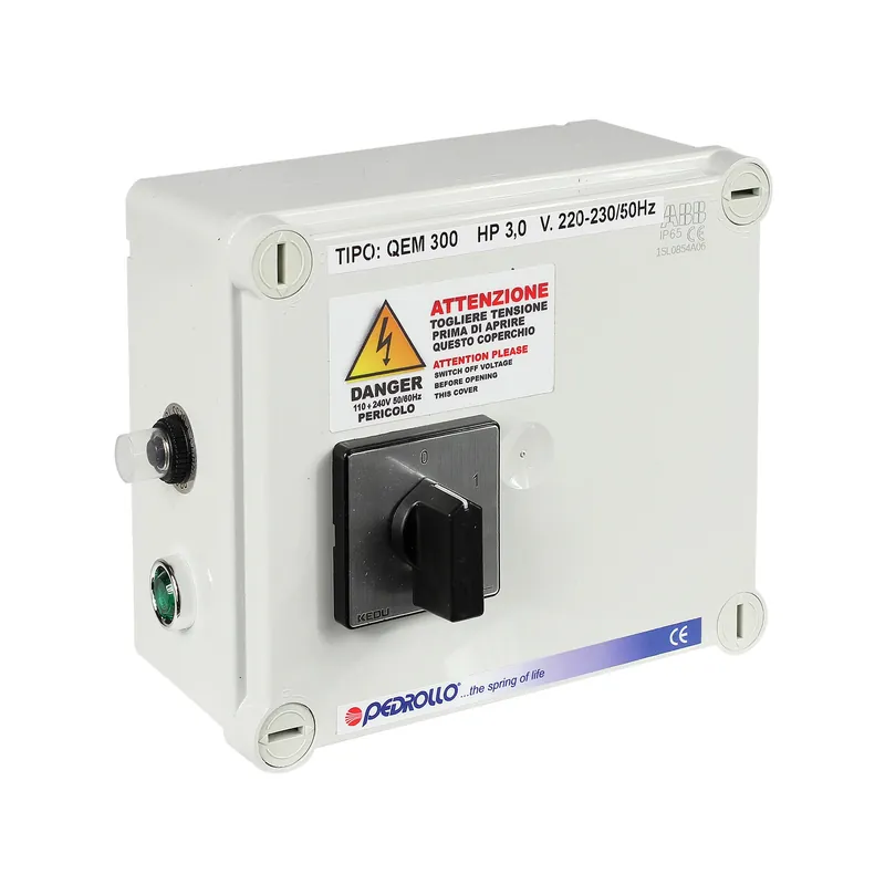 Skrzynka rozruchowa QEM 300 2,2kW/230V (75uF, 18A) Pedrollo Obniżka ceny