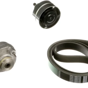 Szybka wysyłka Zestaw pasków wielorowkowych z napinaczem pasuje do DAF CF85, XF 105 MX265-MX375 10.05-
