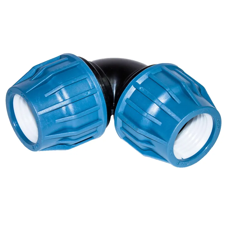 Łatwy zwrot Kolano PE zaciskowe 75mm PN16