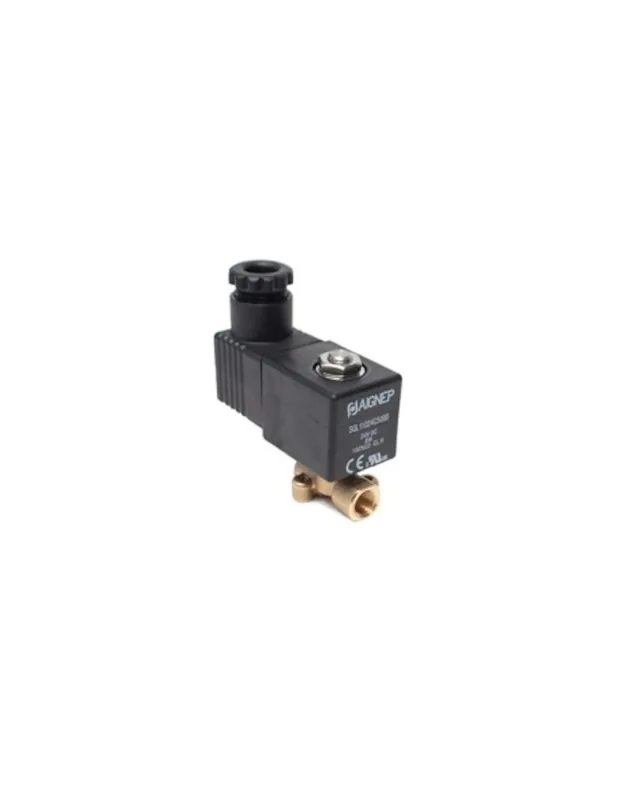 Nowy Zawór elektromagnetyczny membranowy 2/2 NC, G 1/8, FKM, 0-25 bar, DN2, 220V AC
