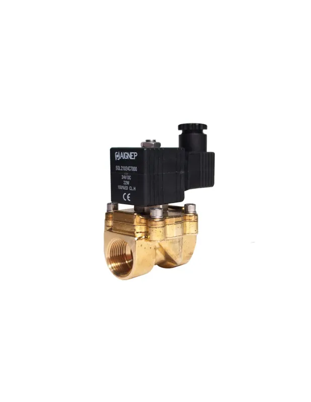 Zawór elektromagnetyczny membranowy 2/2 NC, G 1/2, FKM, 0-16 bar, DN14, 24V DC, normalnie zamknięty Bestseller